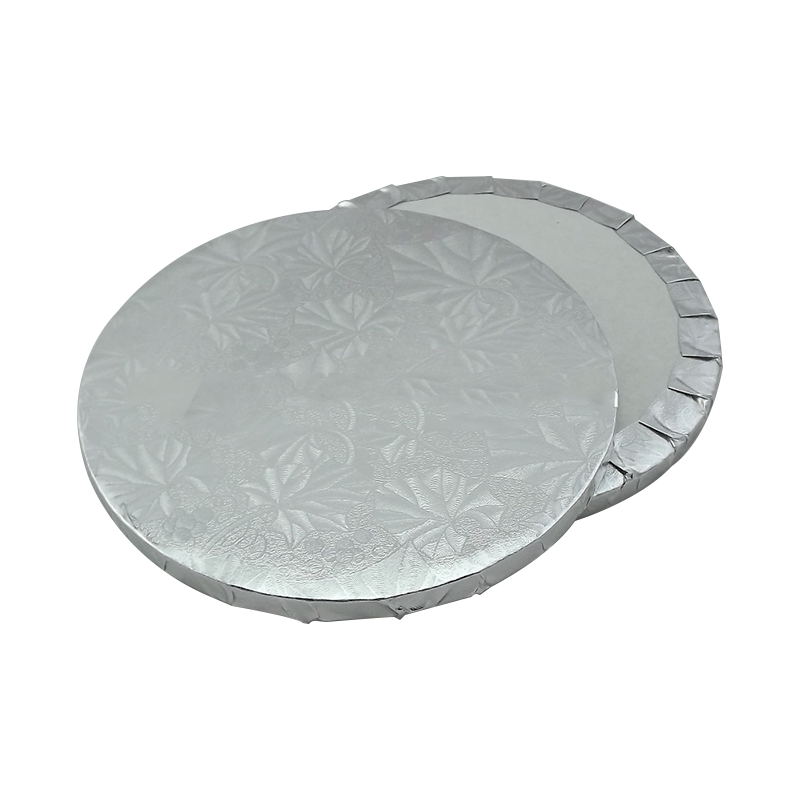 Ezüst kerek tortalapok