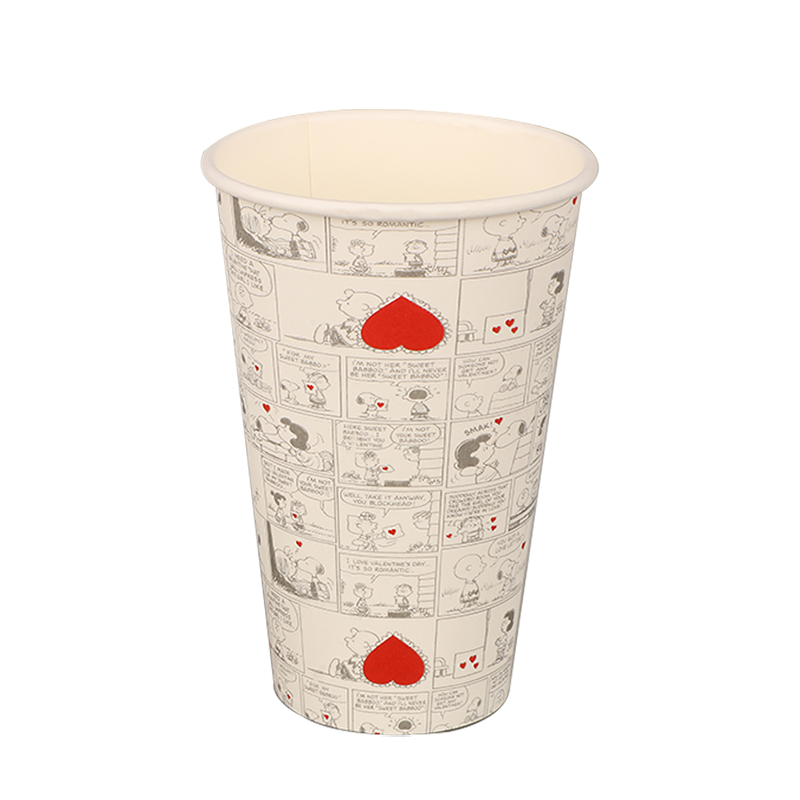 16 oz forró kávés papírpohár