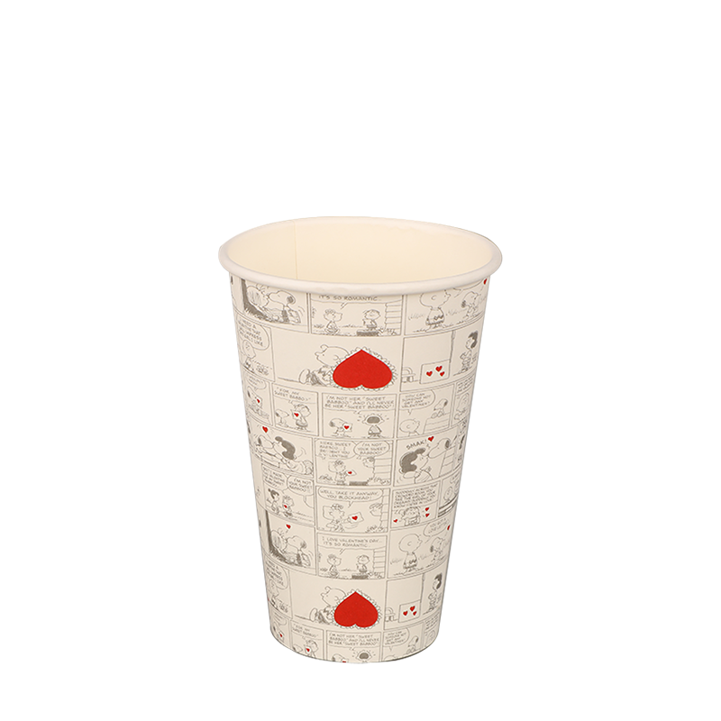 8 oz vízálló egyfalú forró papírpoharak
