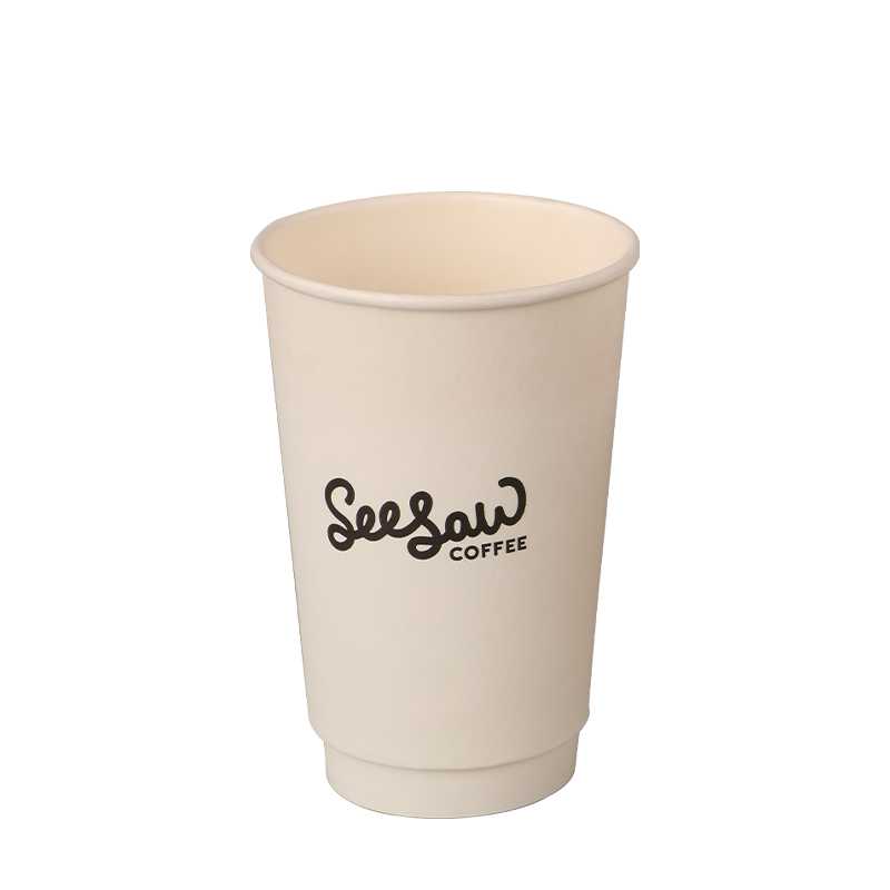 12 oz szigetelt duplafalú forró papírpoharak