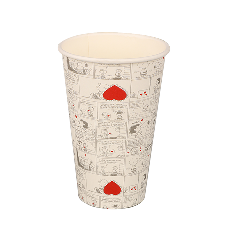 16 oz biológiailag lebomló kávés papírpohár